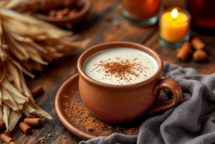 Молоко с корицей