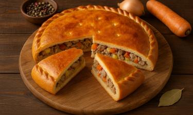 Пастуший пирог по рецепту Рамзи с мясом и картофелем