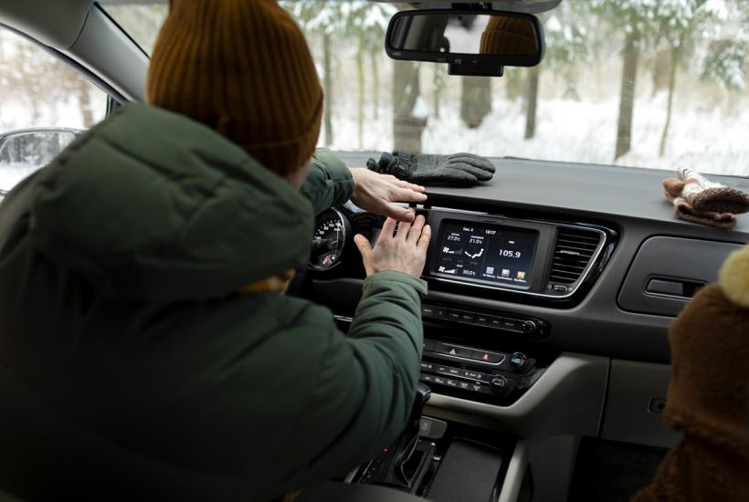 Печка в автомобиле