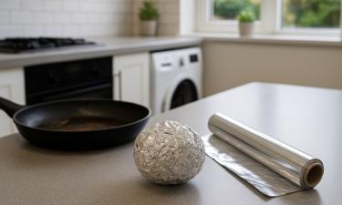 Блестящая сторона фольги отражает тепло при запекании — Modenavoltapagina