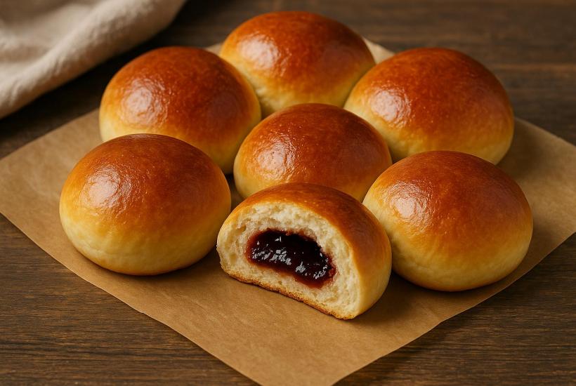 Булочка с повидлом
