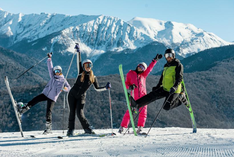 Зимний сезон на горнолыжном курорте Роза Хутор