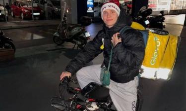 Погребняк похвалила устроившегося курьером Даню Милохина в Барселоне