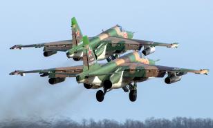 Российские штурмовики Су-25 методично уничтожают укрепрайоны ВСУ под Донецком