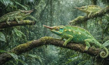 Генетический анализ разделил хамелеона Пиноккио на отдельный вид — доктор Глау