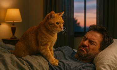 Кошки царапают одеяло чтобы разбудить хозяина — ветеринары