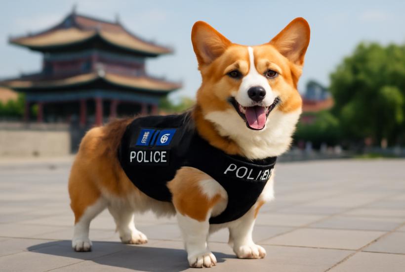 Полицейская собака Фузай