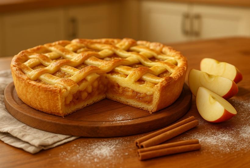 Пирог с яблоками