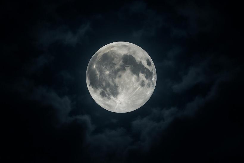 Луна ночью