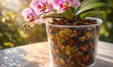 Моносубстрат из коры применяют для взрослых орхидей