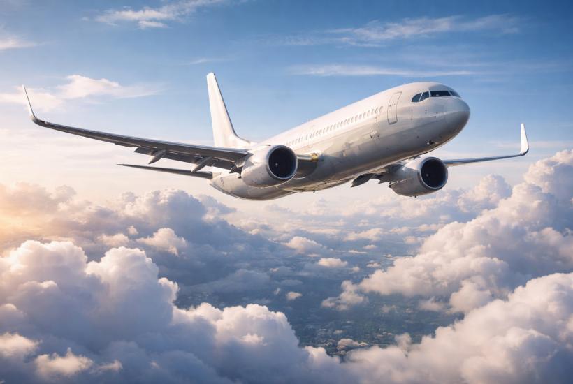 Самолет в небе