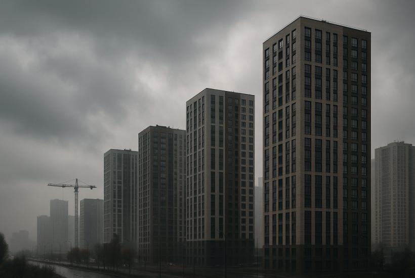 Новостройки в пасмурном городе
