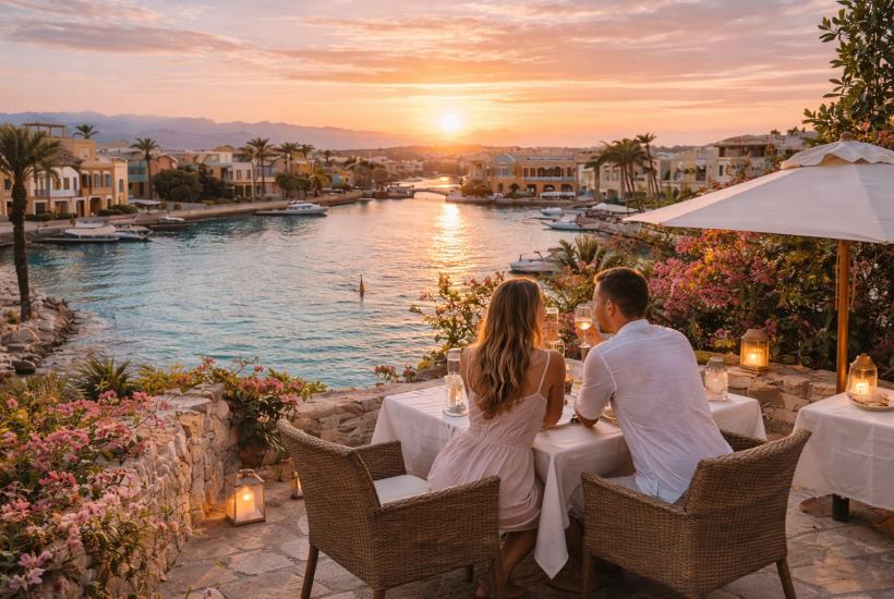 Пара отдыхает на спокойном отдыхе