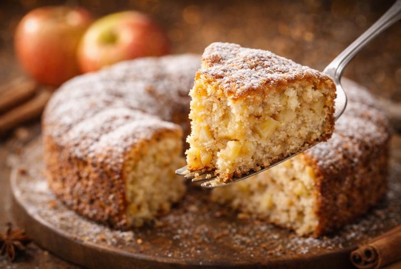 Яблочный кекс