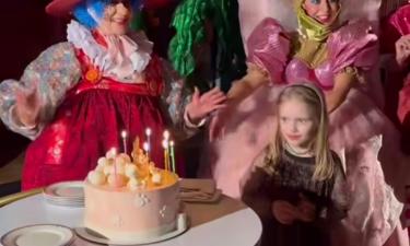 Торт и аниматоры: что скрывают кадры со дня рождения дочери Анастасии Заворотнюк