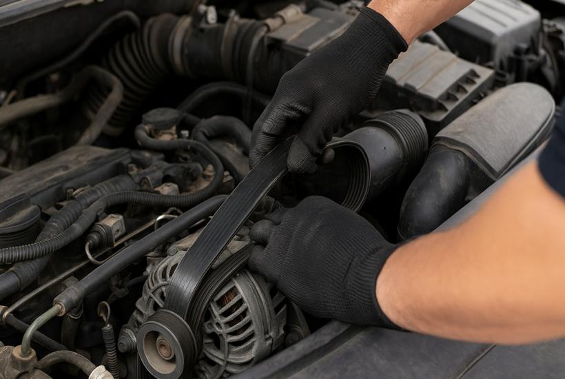 Проверка приводного ремня