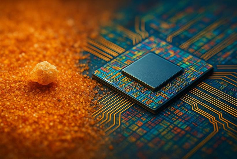 Песчинка и микрочип