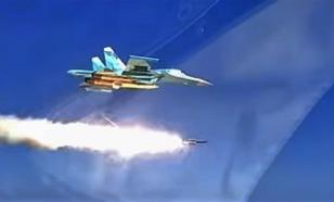 Над Россией столкнулись два истребителя Су-34