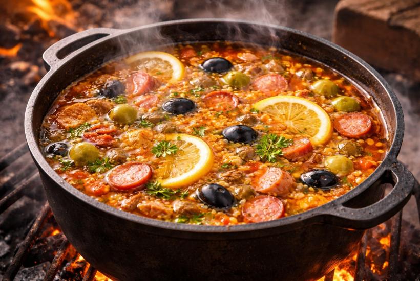 Солянка в казане