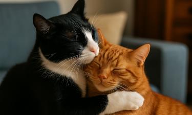 Отдельные миски и лотки снижают конкуренцию между двумя кошками — ветеринары