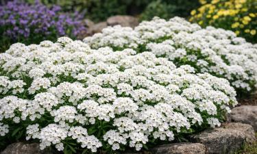 Иберис цветёт с мая по сентябрь и не боится засухи