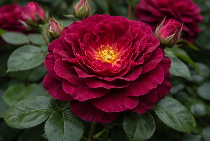 Розы с волнистыми лепестками