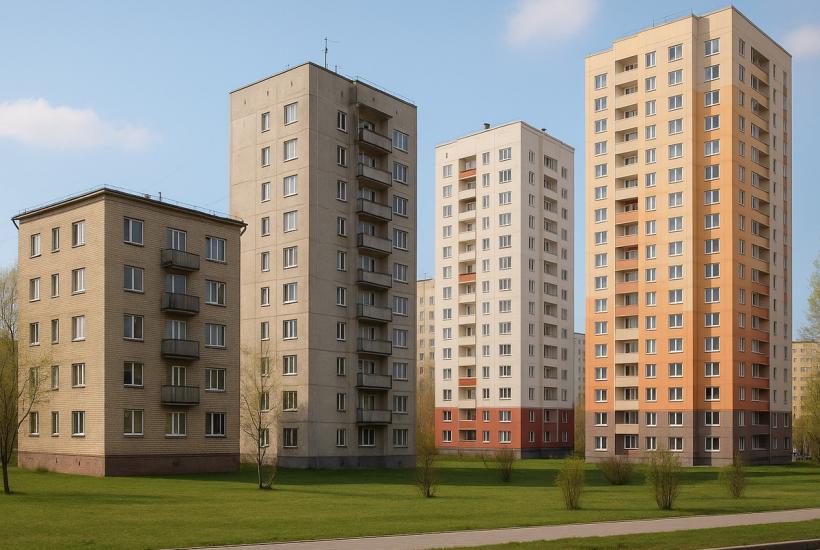 советские многоэтажки