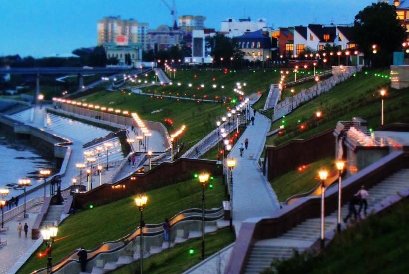 Набережная реки Тура (Тюмень), 2014