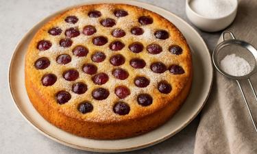 Вкус осени на вашем столе: готовим пышный пирог на сметане с виноградом и орехами