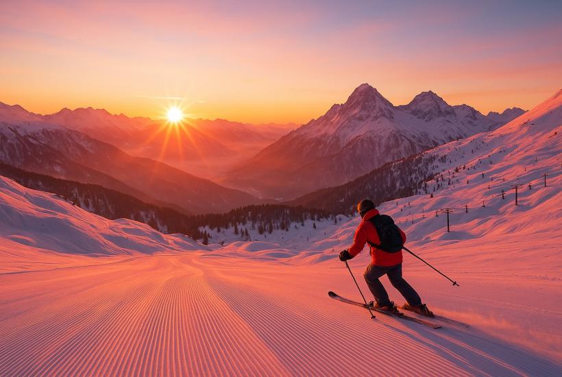 Горнолыжный рассвет