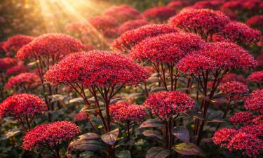 Алые купола соцветий поднимаются каждый год: цветок, который не спрашивает разрешения