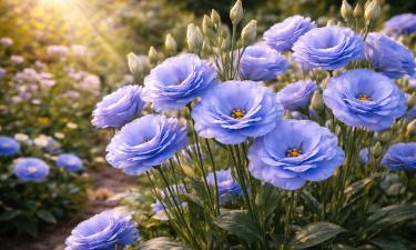 Снежное волшебство для цветка: как посев эустомы со снегом дарит голубые цветы к лету