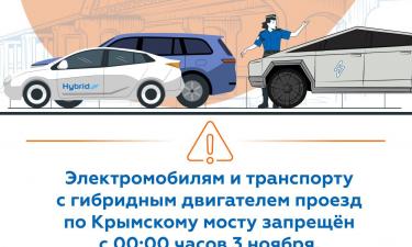 На Крымский мост не пустят гибриды и электромобили: почему, что делать, как проехать