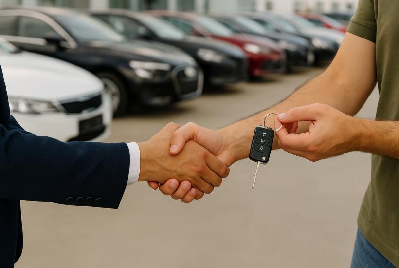 Передача ключей от автомобиля