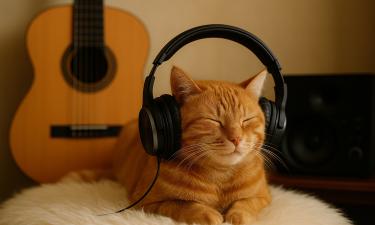 Человеческая музыка — кошачий кошмар: но стоит сменить трек — и кошка замирает от удовольствия