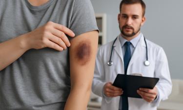 Иммунолог Ярцева назвала возможные причины появления синяков без травм