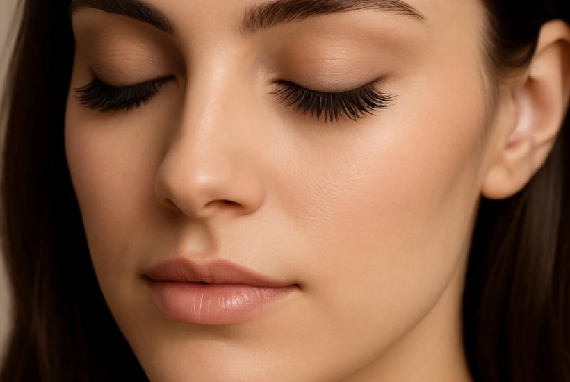Девушка с густыми ресницами