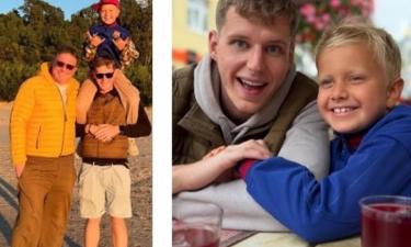 Максим Виторган собрал вместе своих сыновей от двух браков