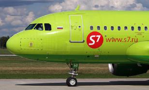 Момент аварийной посадки чуть не разбившегося самолёта S7 попал на видео