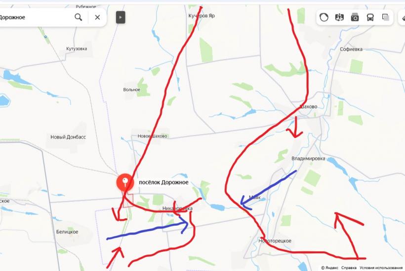 Az orosz hadsereg bővíti pozícióit Dobropolye irányában, miután elhárította a bekerítés fenyegetését.
