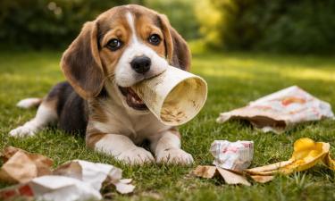 Собаки играют с мусором из-за наследия серых волков