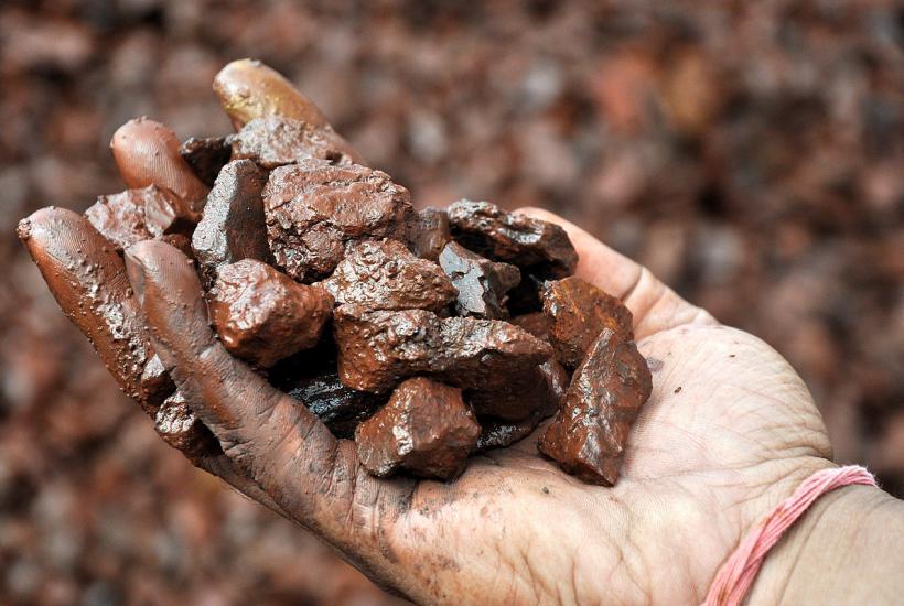 Промытая и сортированная железная руда