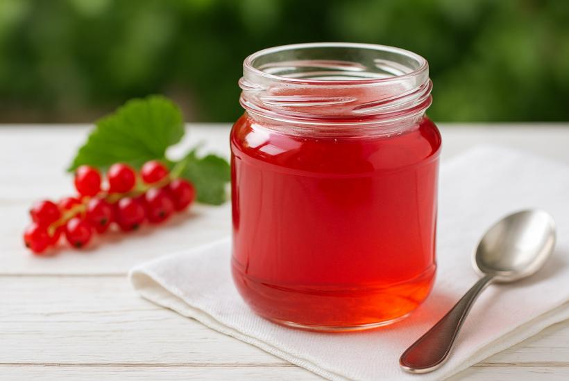 Желе из красной смородины