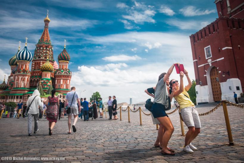 Туристы в Москве Туристы в Москве