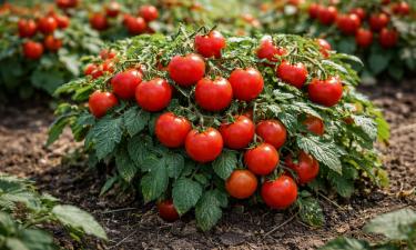 Штамбовые томаты держат урожай без опор и пасынкования