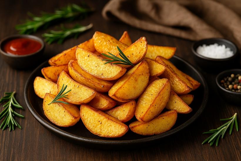 Хрустящий запечённый картофель