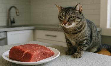 Сырое мясо вызывает аллергию у питомцев при низком качестве