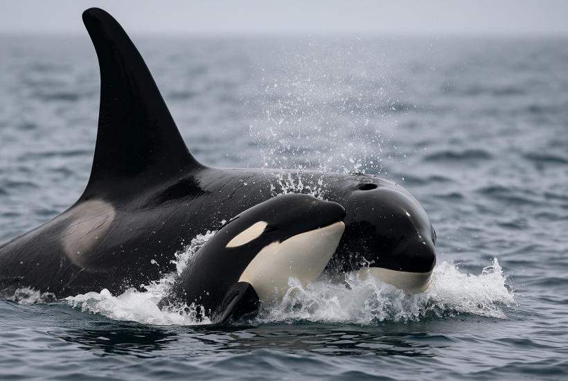 Косатки в океане