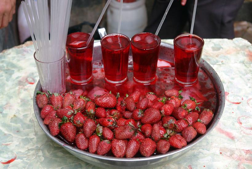 Компот из клубники