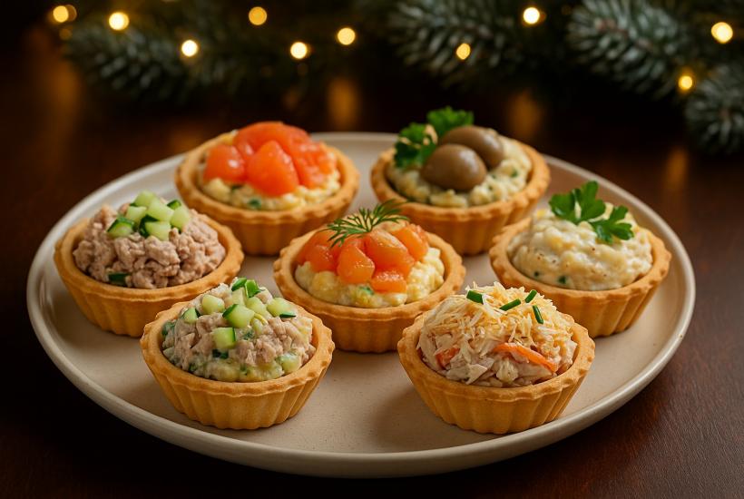 Тарталетки на праздничном столе